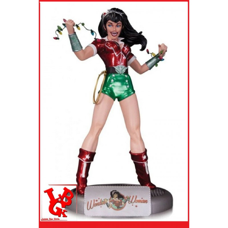 WONDER WOMAN Holiday Bombshells Pin-up Statue Dc Comics par Dc Collectibles little big geek 761941333533 - LiBiGeek