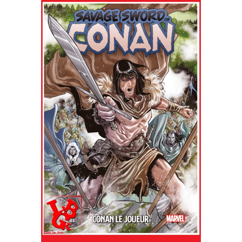CONAN SAVAGE SWORD 100% 2 (Mars 2020)Conan le Joueur par Panini Comics libigeek 9782809486605