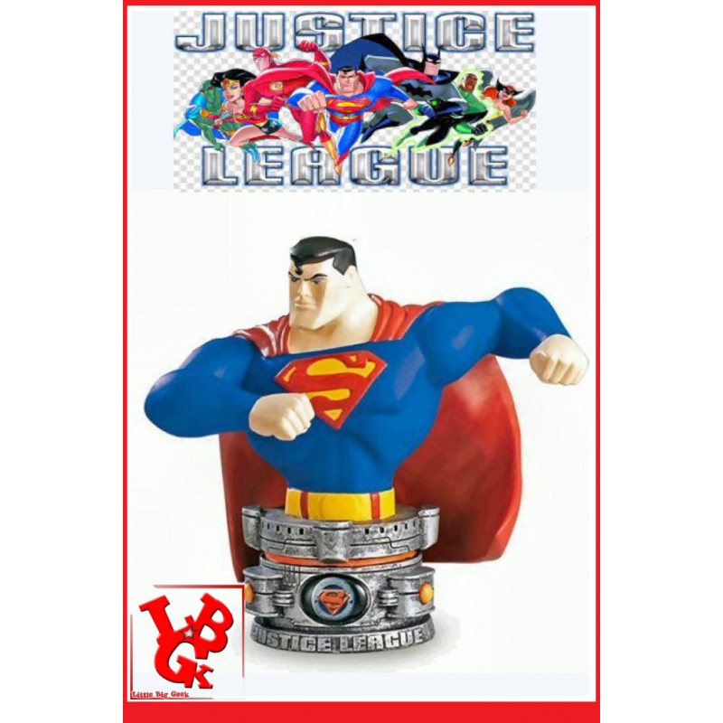 SUPERMAN Buste Resine Paperweights Animated Serie Justice League par Monogram libigeek 761941238340