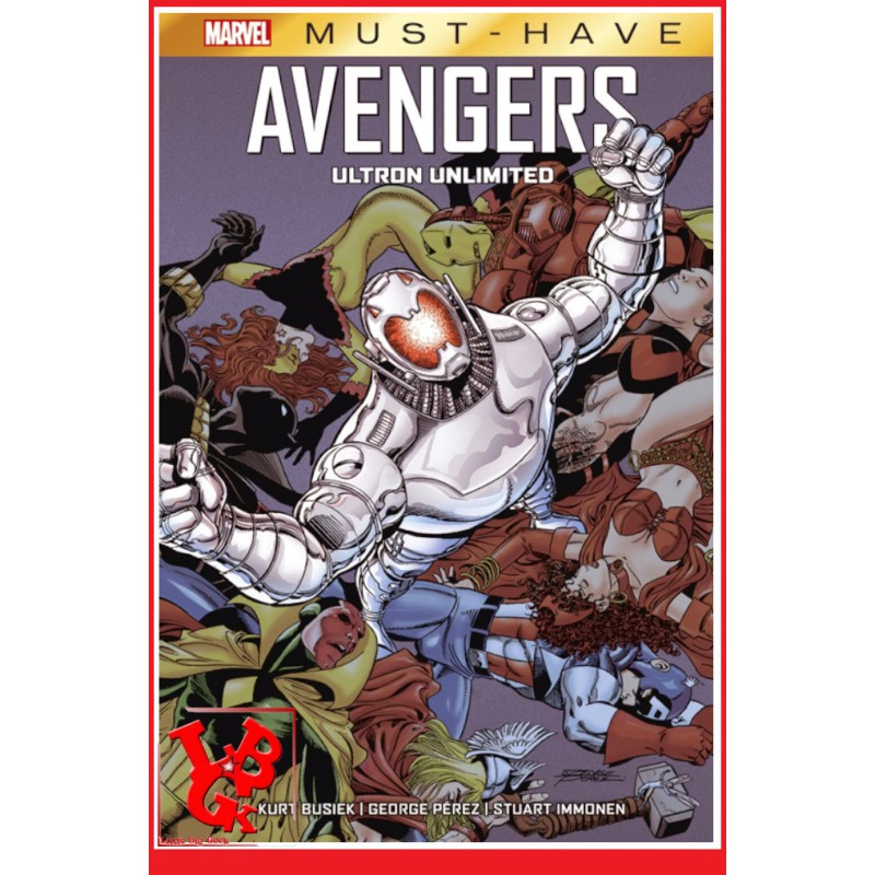 AVENGERS Marvel Must Have (Septembre 2022) ULTRON Unlimited par Panini Comics libigeek 9791039110570