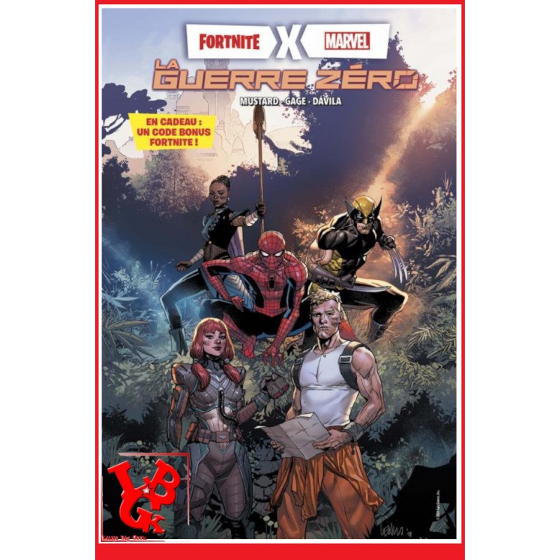 FORTNITE X MARVEL Collection Intégrale 1 à 5 (Novembre 2022) La Guerre Zero par Panini Comics little big geek 9791039109796 - Li