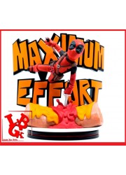 DEADPOOL Maximum Effort  : Figurine Q-FIG Max par Quantum Mechanix libigeek 812095024287
