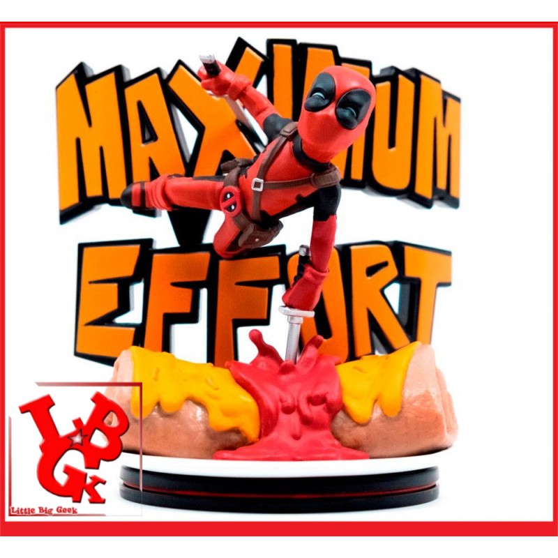 DEADPOOL Maximum Effort  : Figurine Q-FIG Max par Quantum Mechanix libigeek 812095024287