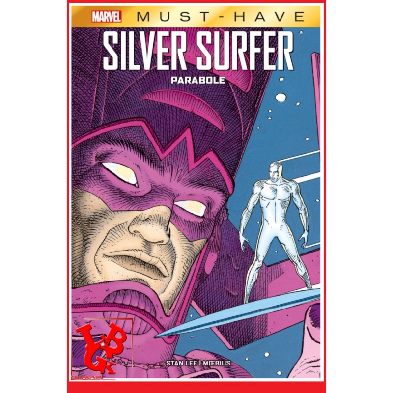 SILVER SURFER Marvel Must Have (Fevrier 2023) Parabole - Stan Lee / Moebius par Panini Comics little big geek 9791039112741 - Li