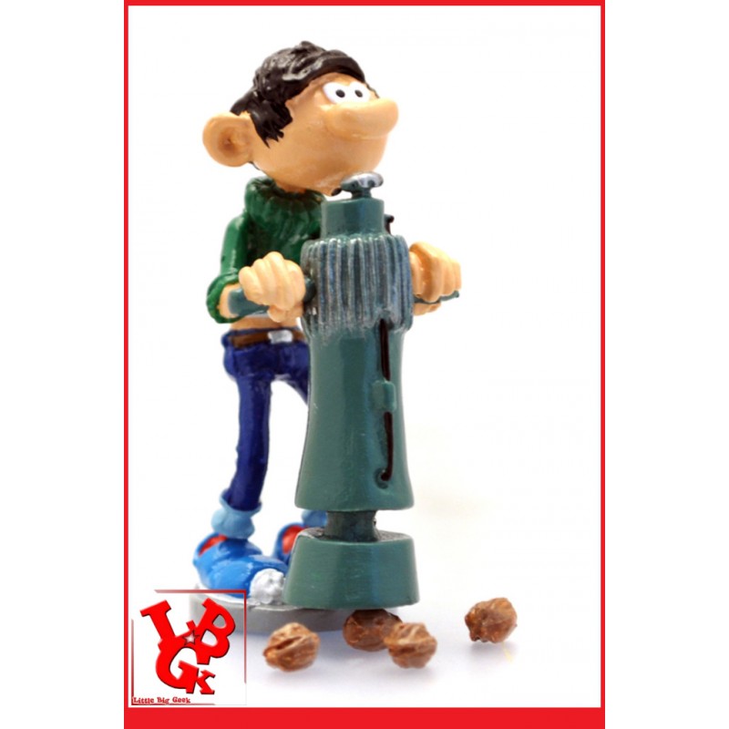 GASTON LAGAFFE : Statue Les Inventions 3 "Le casse-noix de chantier" par Pixi Plastoy little big geek 3521320065830 - LiBiGeek