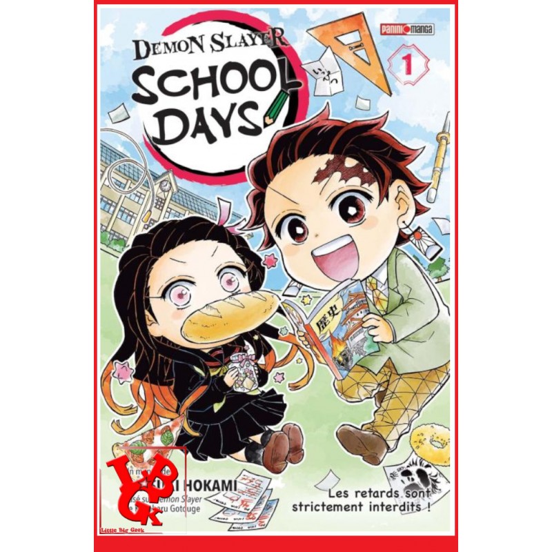 DEMON SLAYER : School Days 1 (Avril 2023) Vol. 01 - Shonen par Panini Manga little big geek 9791039115421 - LiBiGeek