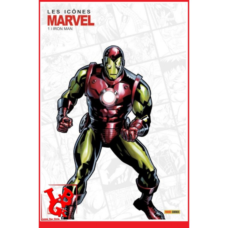 LES ICONES DE MARVEL : 1 (Mars 2023) Vol. 01 / Iron Man par Panini Comics - Softcover little big geek 9791039114202 - LiBiGeek