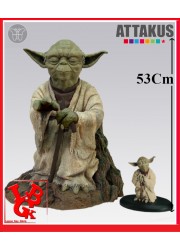 YODA using the force STAR WARS statue 1/1 53Cm par Attakus little big geek 3700472002836 - LiBiGeek