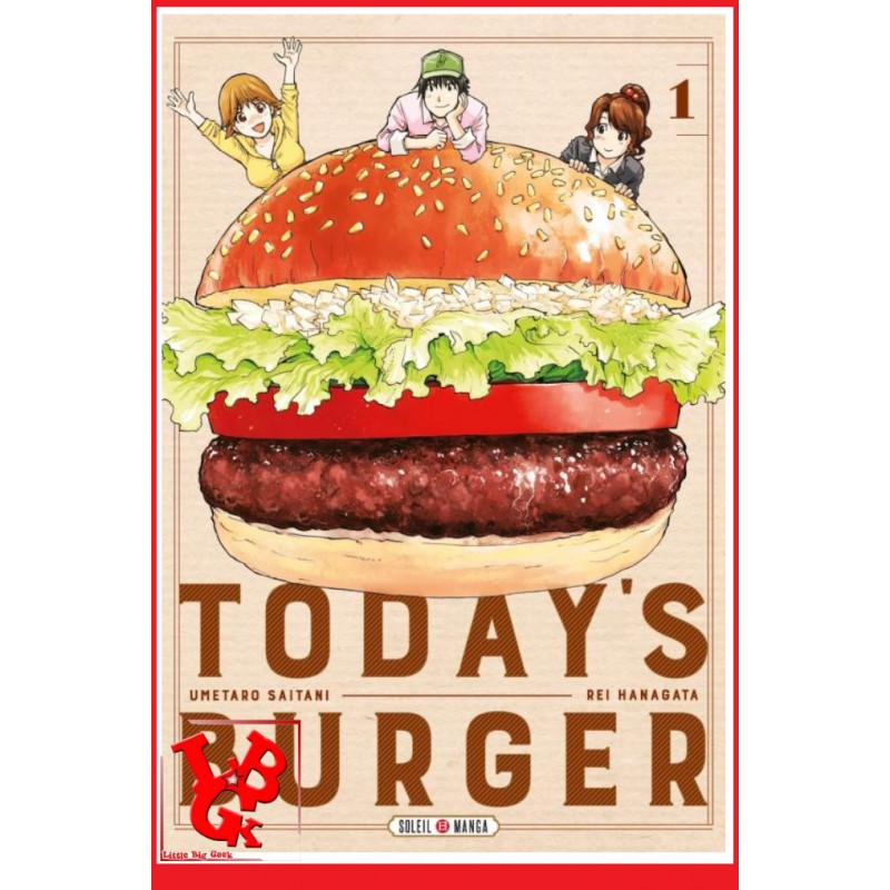 TODAY'S BURGER 1 (Septembre 2023) Vol. 01 - Seinen par Soleil Manga little big geek 9782302100725 - LiBiGeek