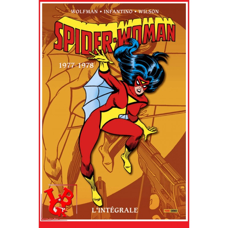 SPIDER-WOMAN Integrale 1 (Avril 2021) Vol. 01 - 1977-1978 par Panini Comics little big geek 9782809493801 - LiBiGeek