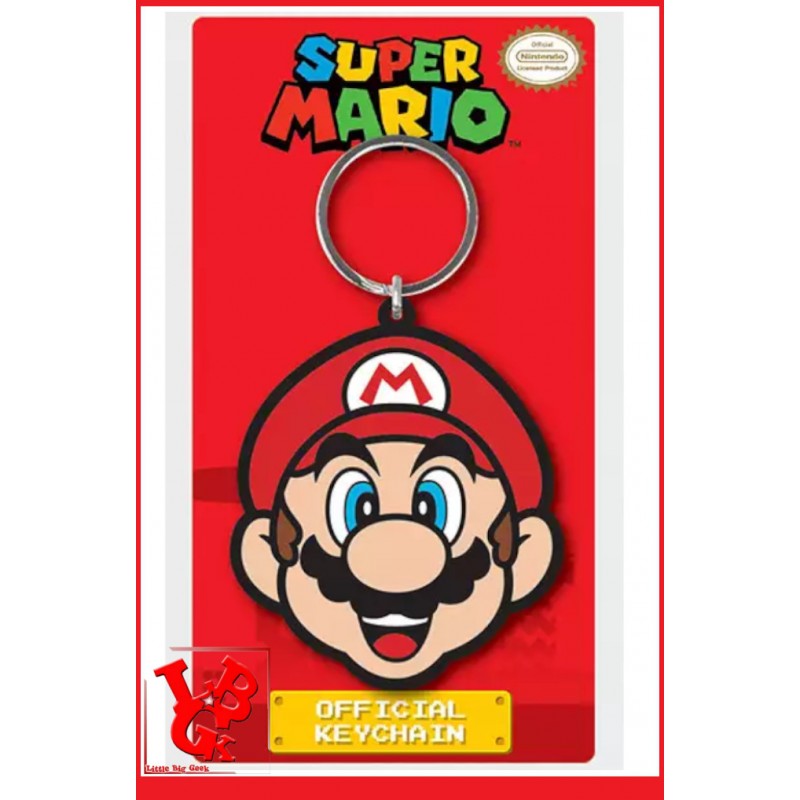 SUPER MARIO Porte clefs caoutchouc Officiel Nintendo Pyramid International