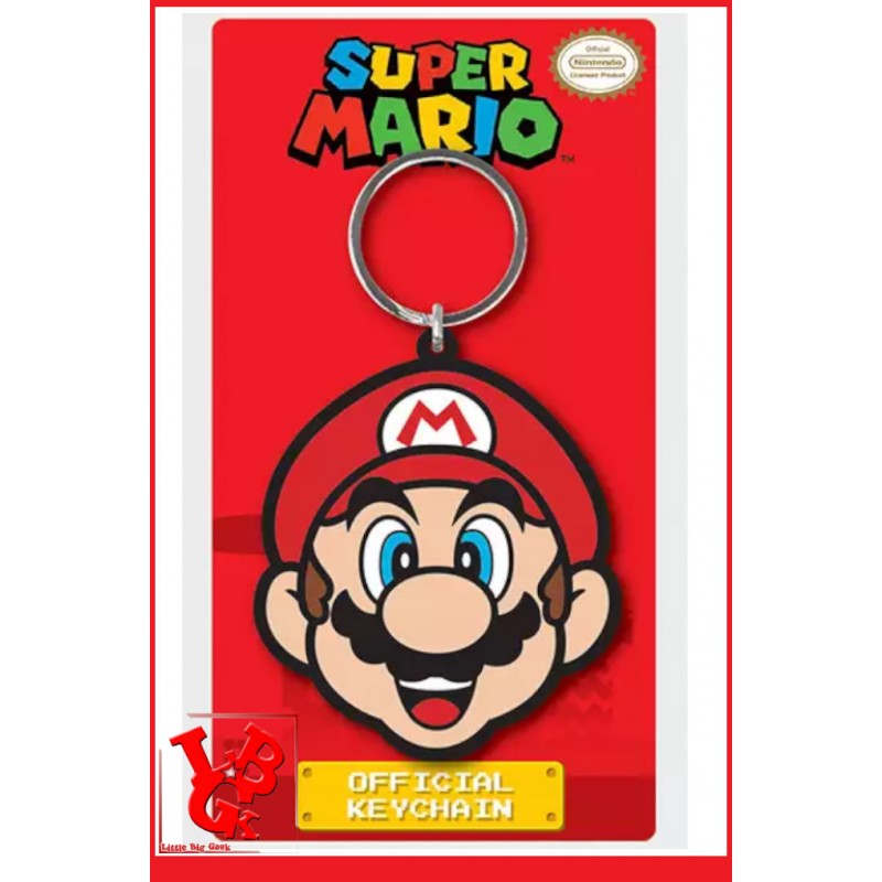 Sellena Porte-clés Super Mario Bros en caoutchouc PVC souple