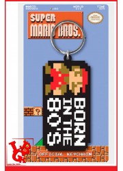 SUPER MARIO BORN in the 80's Porte clefs caoutchouc Officiel Nintendo par Pyramid International little big geek 5050293387048 - 