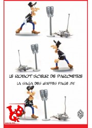 GASTON LAGAFFE : Statue Les Inventions 3 "Le Robot scieur de parcmetre" par Pixi Plastoy little big geek 3521320065854 - LiBiGee