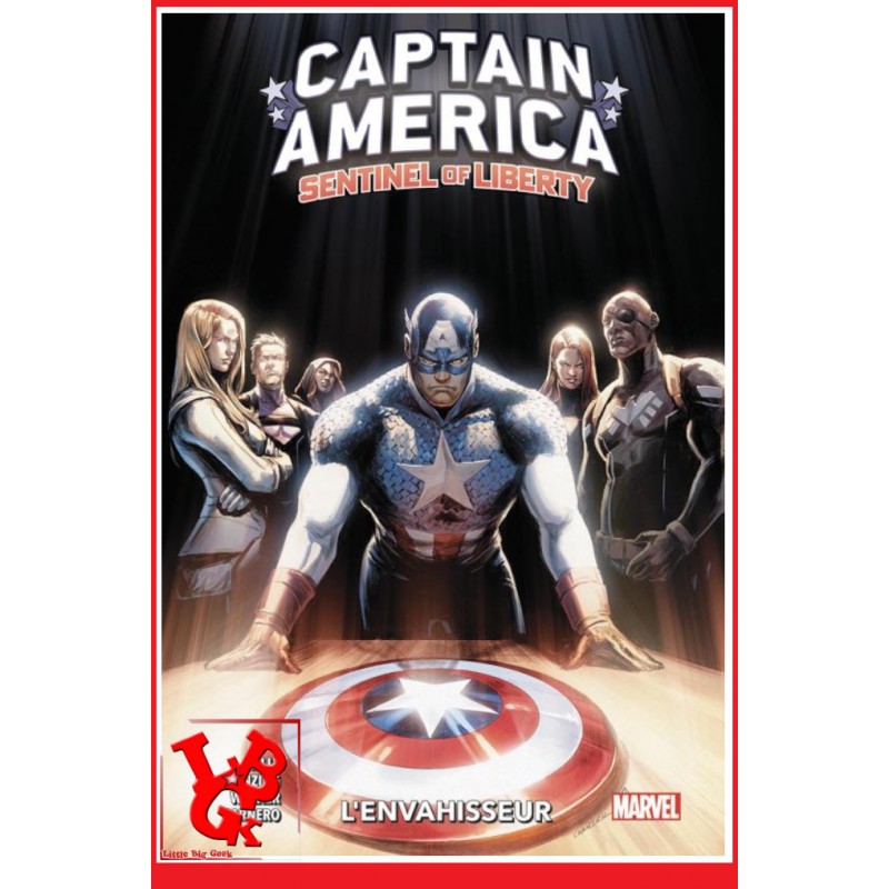 CAPTAIN AMERICA 100% Sentinel of Liberty 2 (Novembre 2023) L'envahisseur par Panini Comics little big geek 9791039119849 - LiBiG