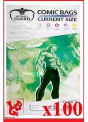 Protection Comics : Lot de 100 protections pour comics format CURRENT Size REFERMABLES libigeek 4260250071601