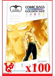 Protection Comics : Lot de 100 protections pour comics format GOLDEN Size REFERMABLE libigeek 4260250071595