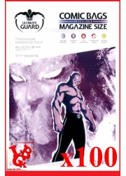 Protection Comics : Lot de 100 protections pour comics format MAGAZINE Size REFERMABLE libigeek 4260250072608