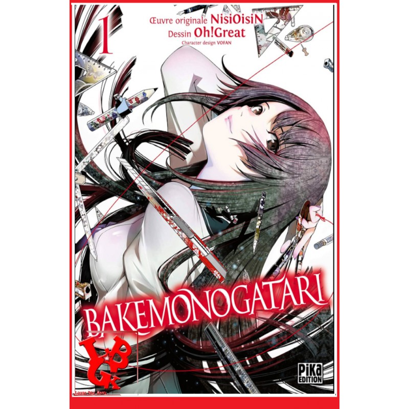 BAKEMONOGATARI 1  (Mai 2019) Vol. 01  Oh ! Great - Shonen par Pika libigeek 9782811648008