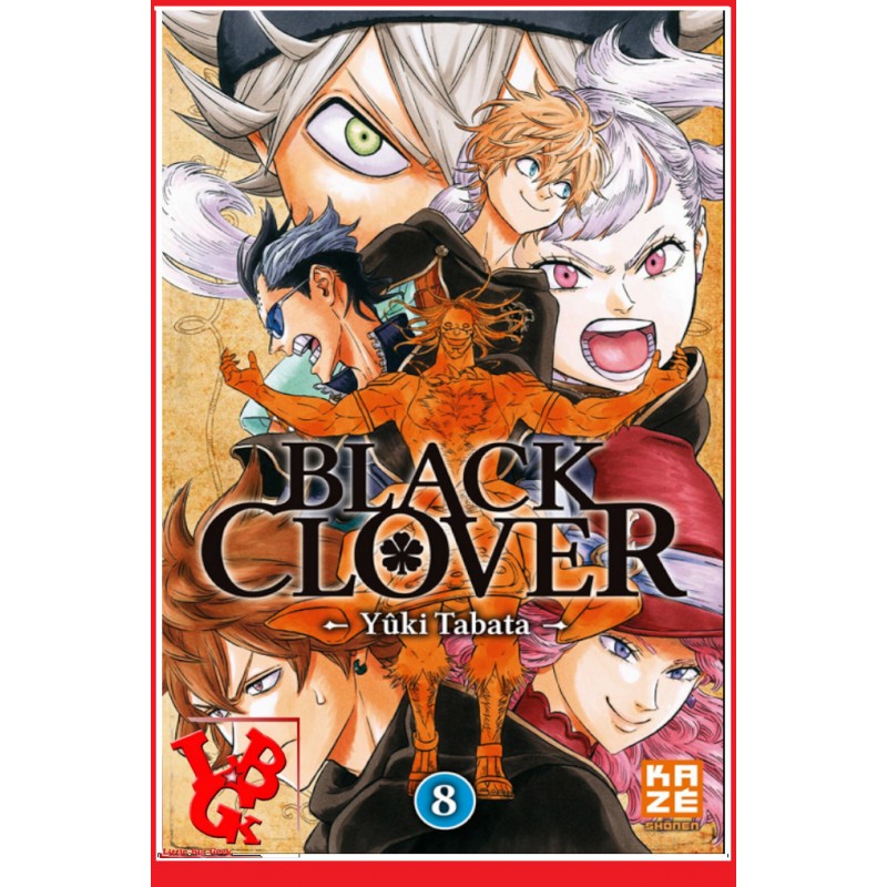 8 - BLACK CLOVER - Vol.08 par KAZE Manga little big geek 9782820329042 - LiBiGeek