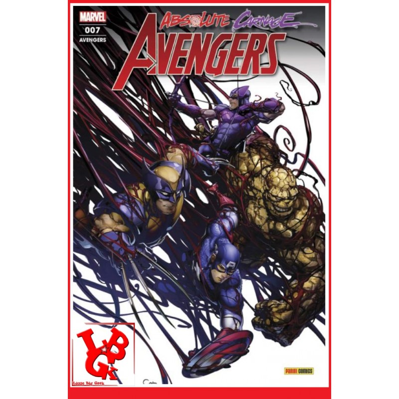 AVENGERS 7 - Mensuel (Sept 2020) Vol. 07 Absolute Carnage  par Panini Comics - Softcover libigeek 9782809487923