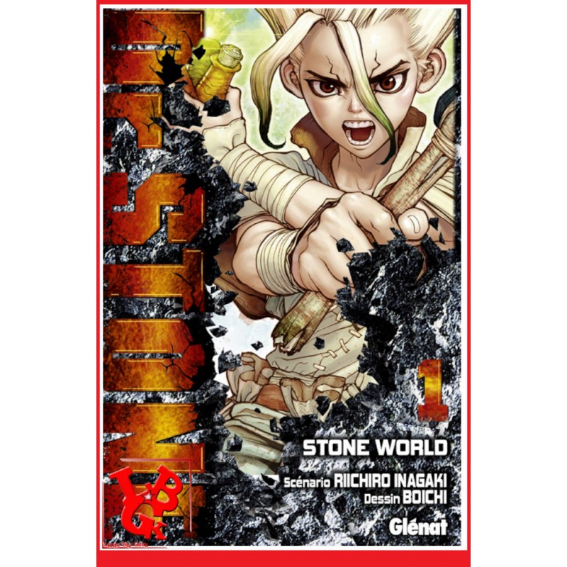 Dr STONE 1 (Avr 2018) Vol. 01 Shonen par Glenat Manga libigeek 9782344028032