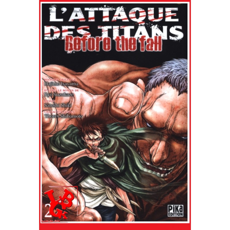 L'ATTAQUE DES TITANS / Before the Fall - 2 (Dec 2014) - Seinen - Vol.02 par Pika libigeek 9782811616472