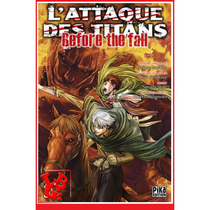 L'ATTAQUE DES TITANS / Before the Fall - 3 (Fev 2015) - Seinen - Vol.03 par Pika libigeek 9782811618155