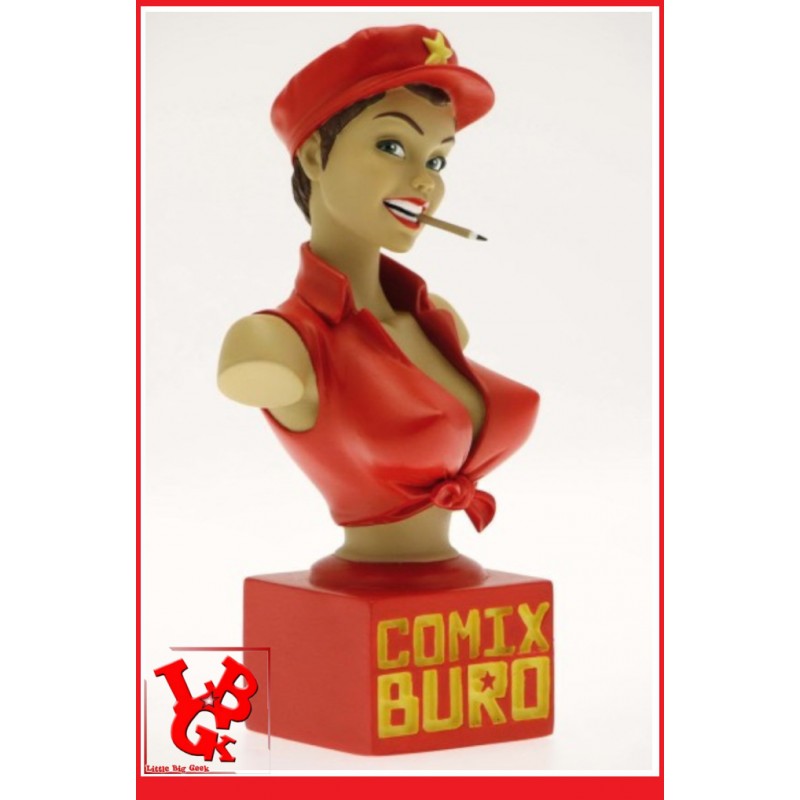 PIN-UP COMIX BURO Red Version Pekabul / Olivier VATINE - Buste resine par Attakus libigeek 3700472001906
