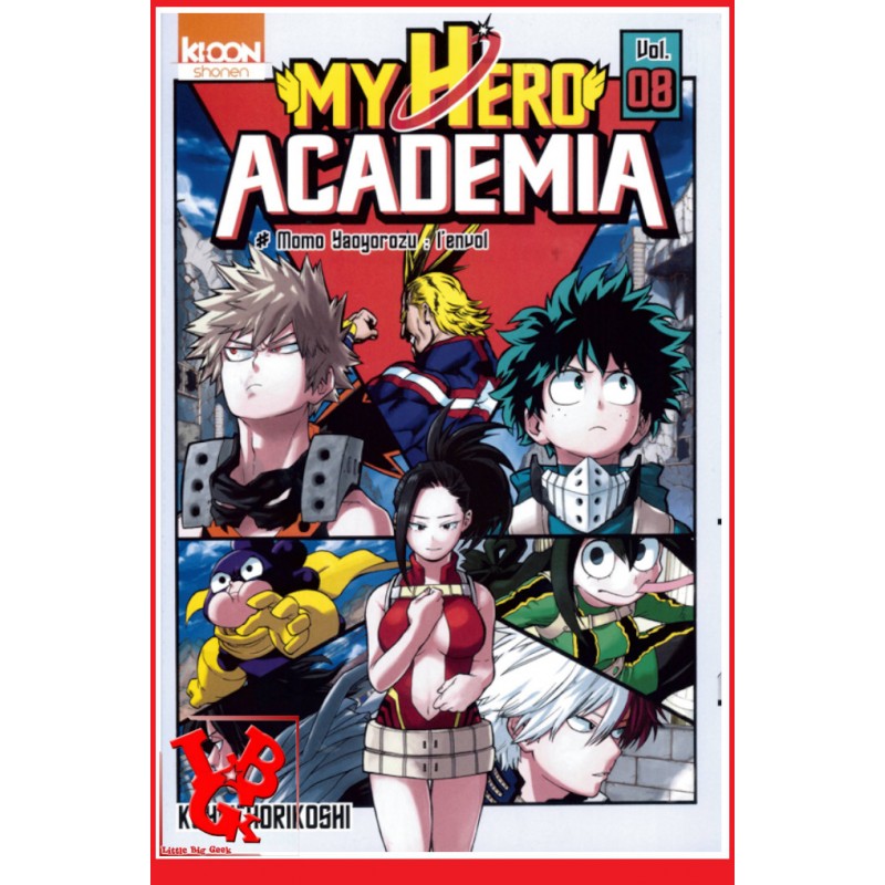 MY HERO ACADEMIA 8 (Avr 2017) - Vol. 08 - Shonen par Ki-oon libigeek 9791032700754