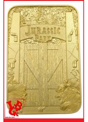 JURASSIC PARK / Réplique Ticket plaqué OR 24 Carats par FaNaTtik libigeek 5060662465291