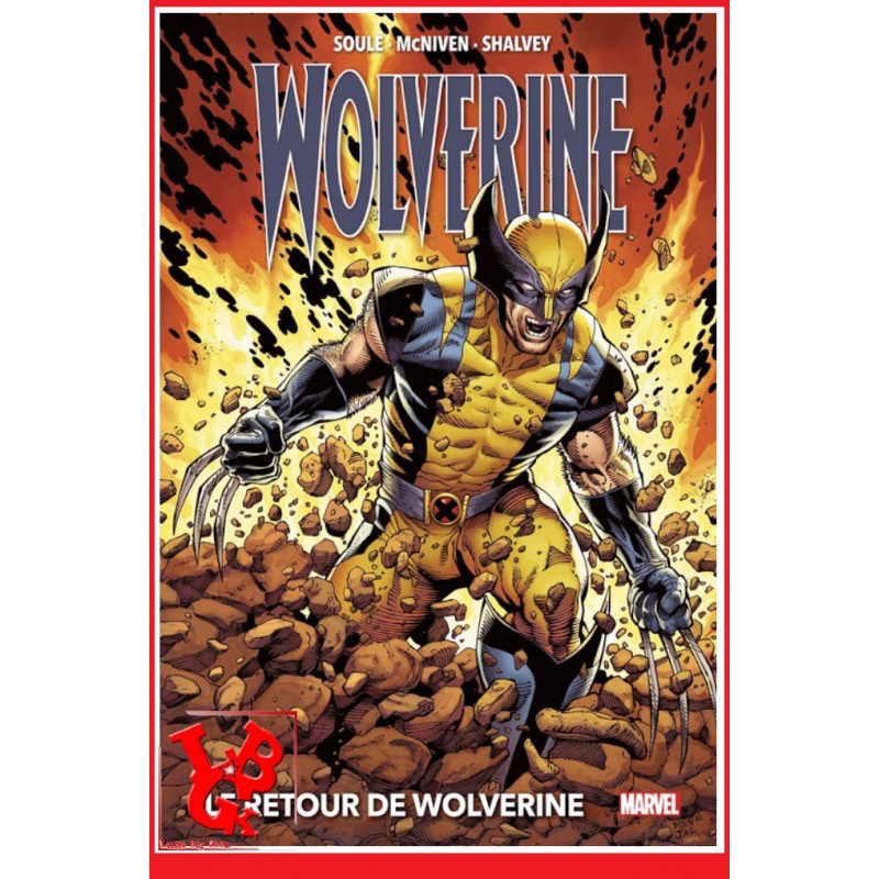 WOLVERINE Le Retour Marvel Deluxe (Sept 2020) par Panini Comics libigeek 9782809489293