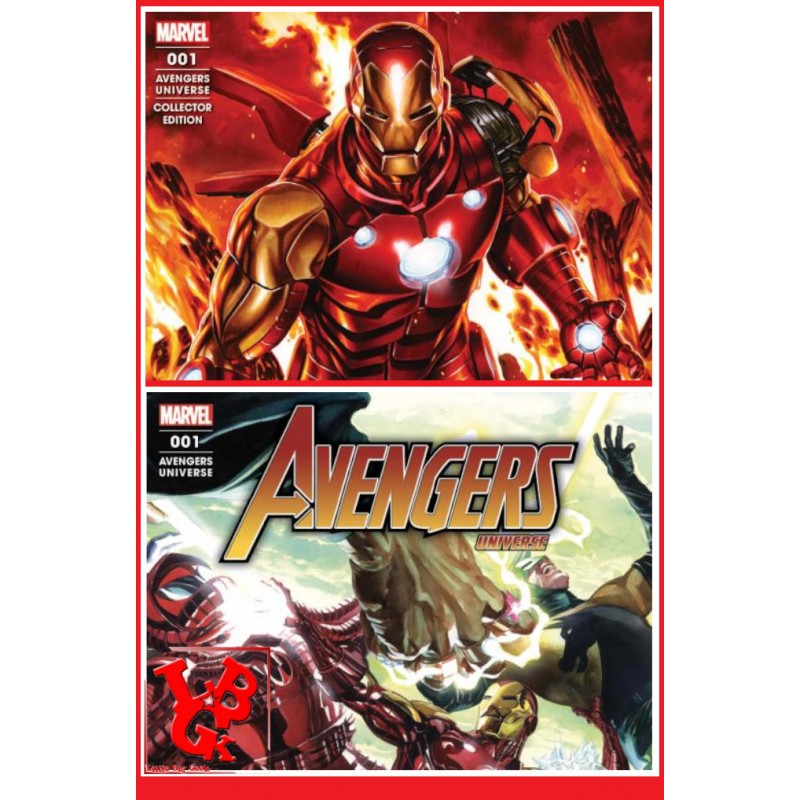 AVENGERS UNIVERSE 1 - Lot de 2 Mensuels (Avr 2021) + VARIANT COVER Vol. 01 par Panini Comics - Softcover libigeek 9782809497588