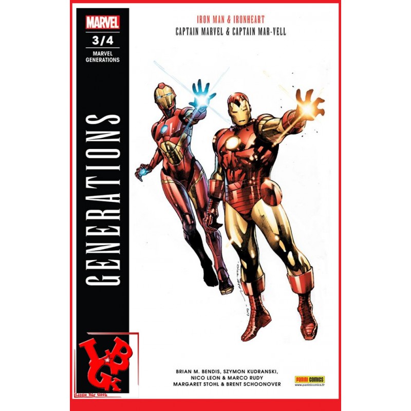 MARVEL GENERATIONS 3 - Mensuel (Mai 2018) Vol. 03 par Panini Comics libigeek 9782809470970