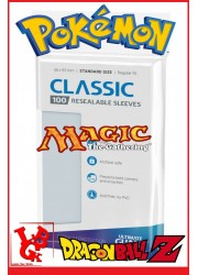 Pochettes Protection Cartes REFERMABLES : Lot de 100 format Standard 66x93 (Pokemon, Magic, ...) libigeek 4056133013222