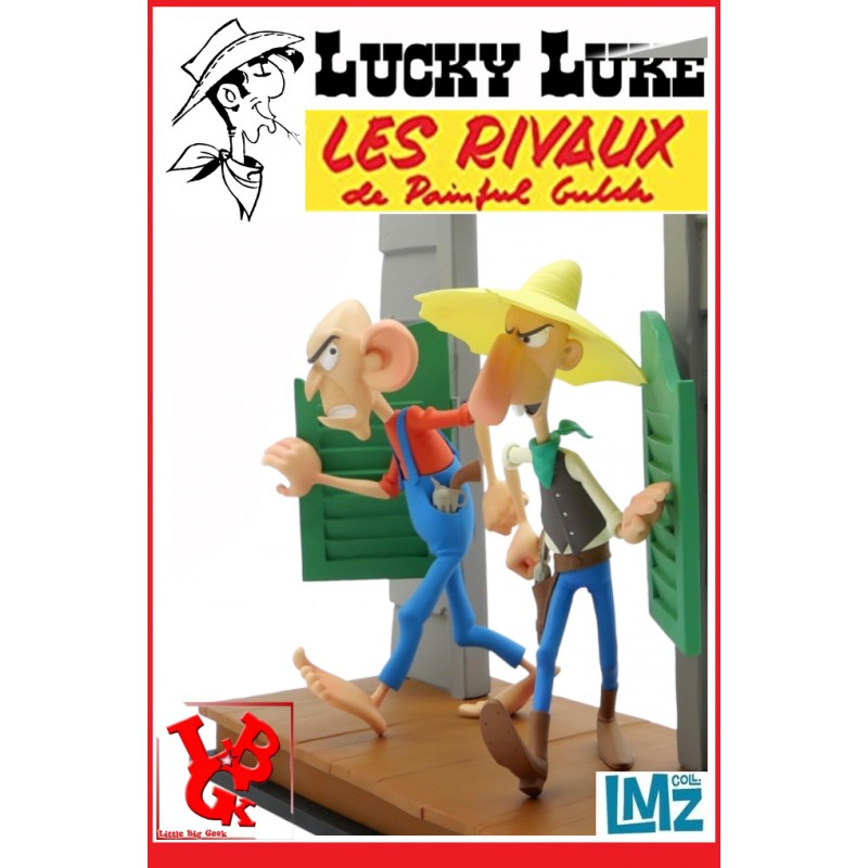 LUCKY LUKE : Les rivaux de Painful Gulch Statue 1/12 par LMZ Collectibles libigeek 3770017509052