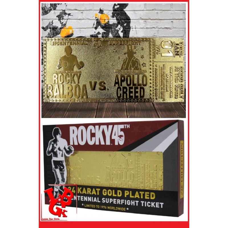 ROCKY BALBOA 45th Anniversary Bicentennial Ticket Plaque OR par FaNaTtik little big geek 5060662466472 - LiBiGeek