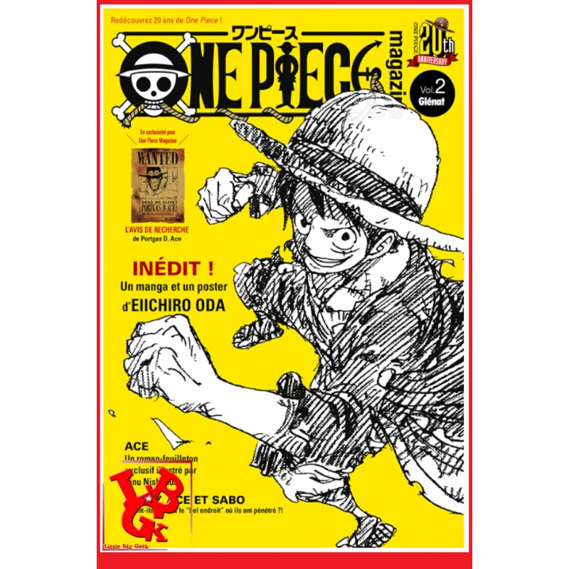 ONE PIECE Magazine 2 (Mai 2018) Vol. 02 Shonen par Glénat Manga little big geek 9782344027615 - LiBiGeek