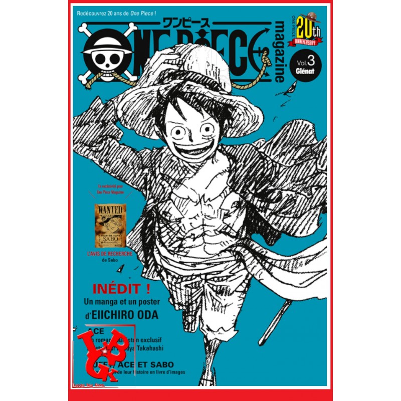 ONE PIECE Magazine 3 (Juil 2018) Vol. 03 Shonen par Glénat Manga little big geek 9782344027615 - LiBiGeek