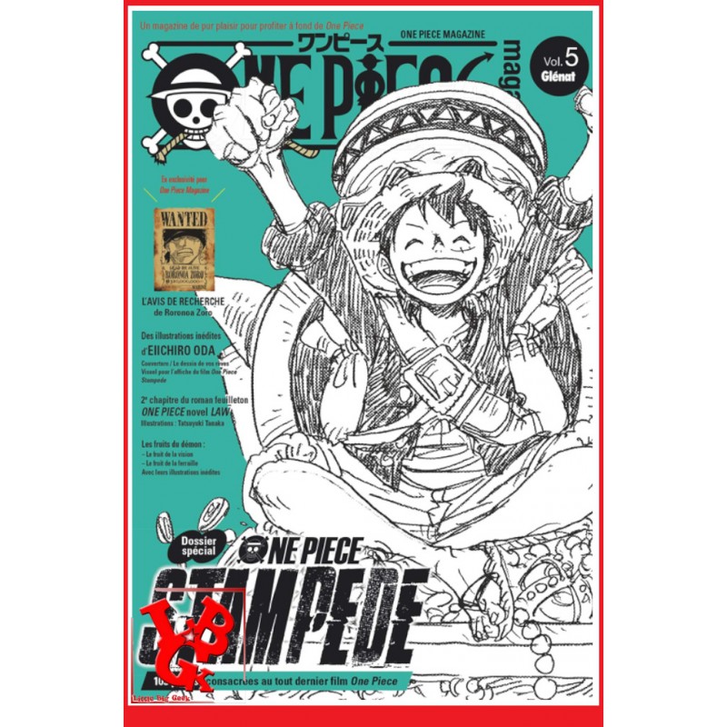 ONE PIECE Magazine 5 (Mai 2020) Vol. 05 Shonen par Glénat Manga little big geek 9782344040409 - LiBiGeek