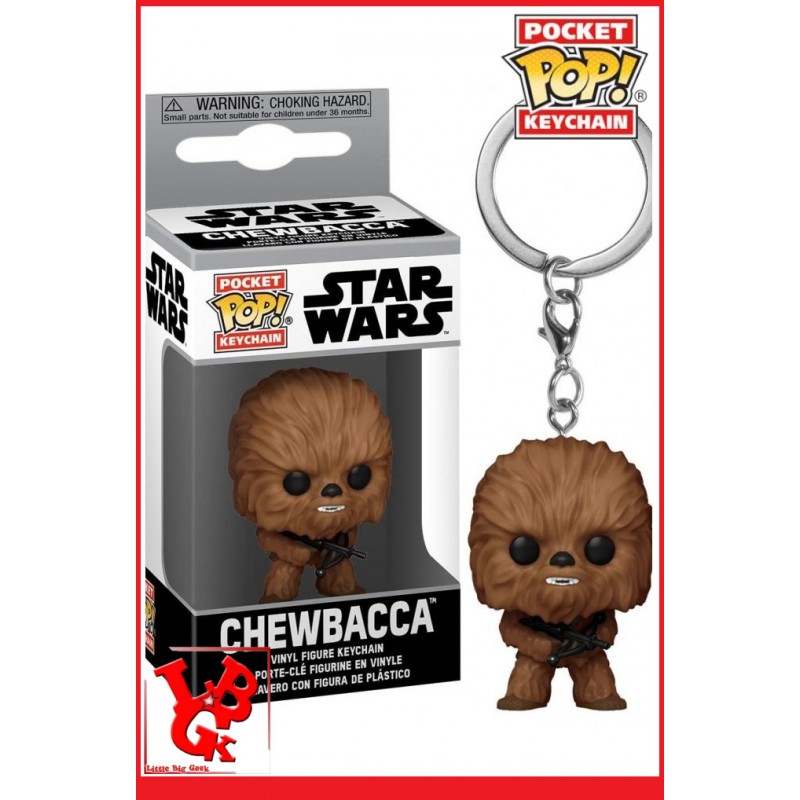 STAR WARS :  CHEWBACCA  Porte Clefs mini Pop! par Funko little big geek 889698530545 - LiBiGeek