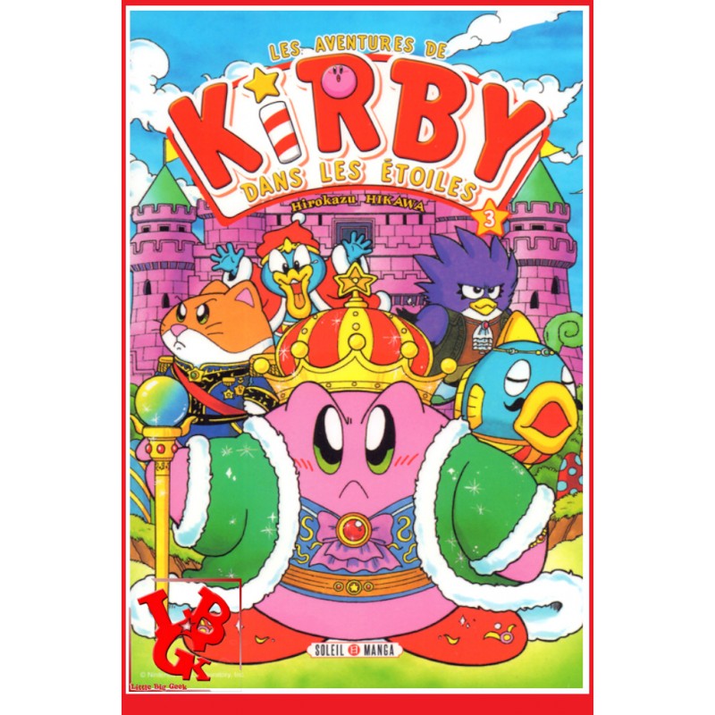 Les Aventures de KIRBY 3 (Dec 2020) ... dans les étoiles Vol. 03 par Soleil Manga little big geek 9782302091689 - LiBiGeek