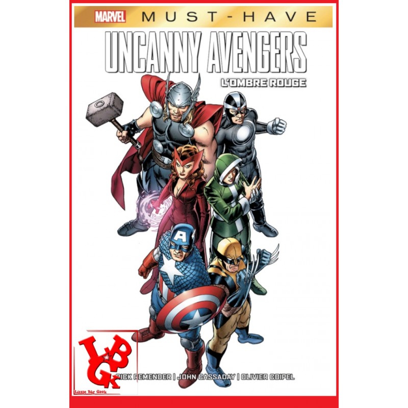 UNCANNY AVENGERS  /  L'Ombre Rouge (Fev 2022) - Must Have Marvel par Panini Comics little big geek 9791039103572 - LiBiGeek