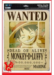 ONE PIECE - Plaque métal "Luffy Wanted New World" (28x38) par Abystyle little big geek 3665361069041 - LiBiGeek